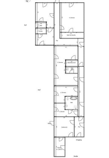 Agréable maison bifamiliale avec un vaste terrain et une cour fermée dans un cadre idyllique – Photo 15