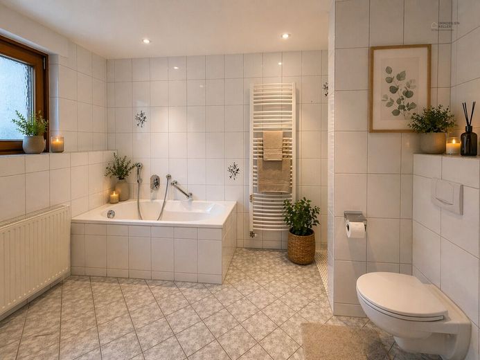 Haus im Haus- 6,5 Zimmer Wohnung in zentraler Lage – Bad