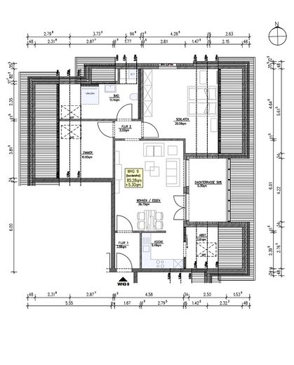 Moderate Penthousewohnung in ruhiger Lage – Foto 22