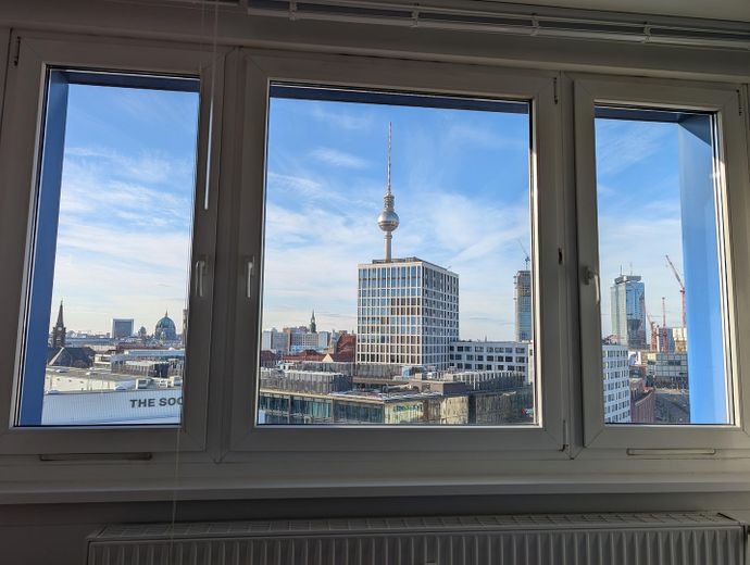 Blick aus Wohnung