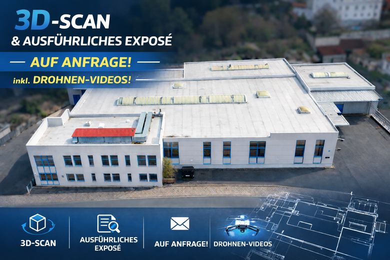 Industrie-/Logistikstandort mit Büro- und Sozialflächen| 6.000 € Kalt| 3,83 €/m² | 3D-Scan – Foto 4