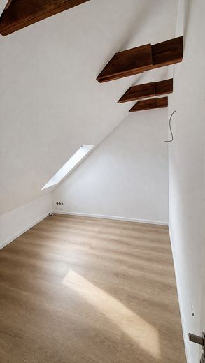Erstbezug nach Dachausbau – moderne 2-Zimmer-Wohnung mit Effizienzklasse A – Schlafzimmer