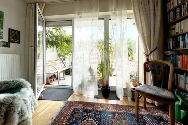 Charmante Maisonette-Wohnung mit Loggia und Tiefgaragenstellplatz im ruhigen Wormser Brauereiviertel