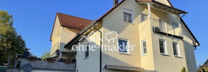 Helle 4-ZKB-Maisonette mit Balkon & Garten – ruhig wohnen in Zusmarshausen-Wollbach - PROVISIONSFREI