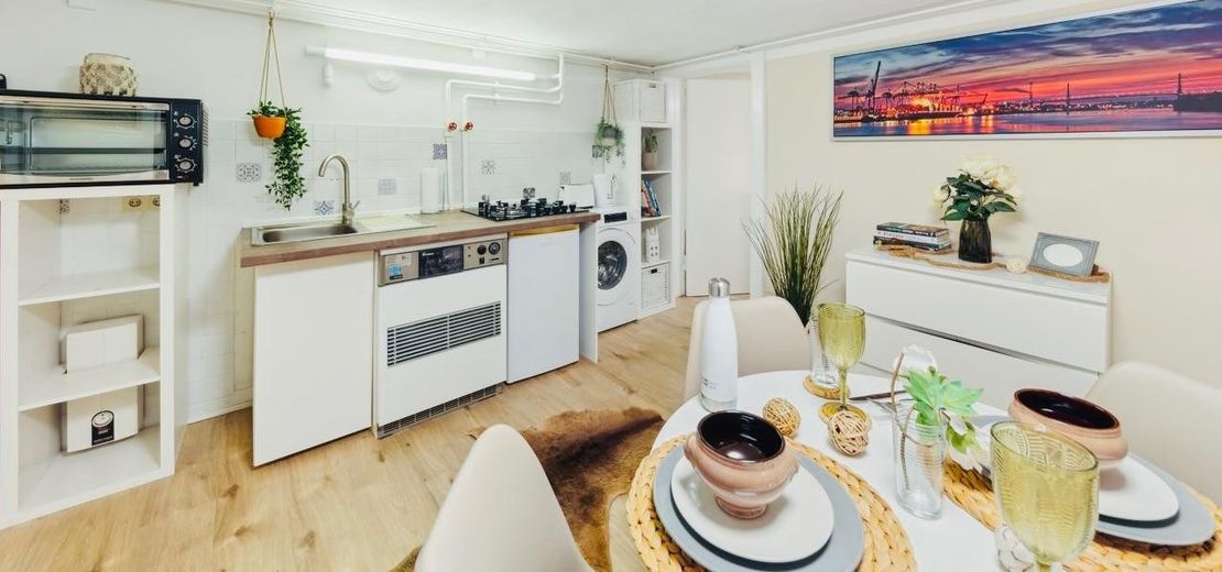1 Bedroom Souterrain in Lurup (Hamburg West) Garden Furnished – ALL INCL. – 1-Zimmer Oase + Garten – Foto 4
