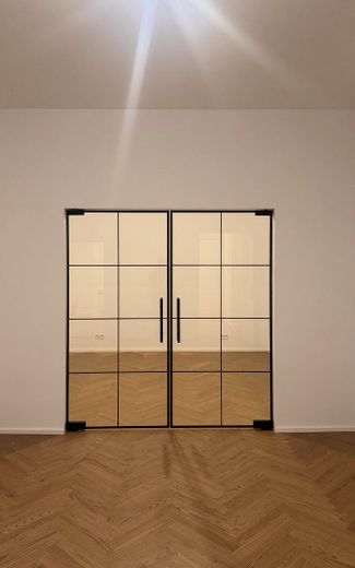 Blick in das Schlafzimmer