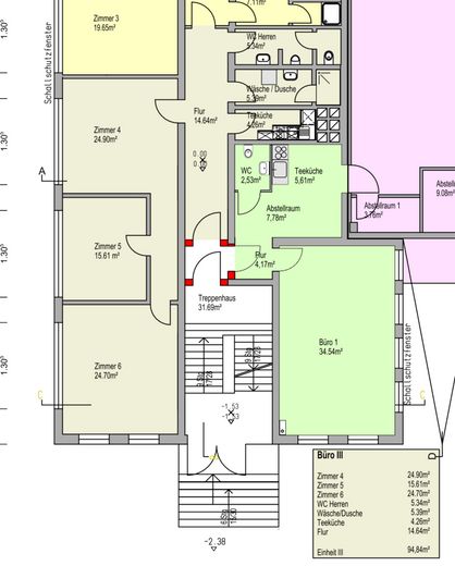 Büro/Wohnung III 94 m²
