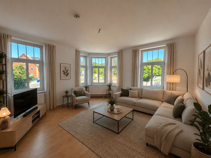 ***Helle 3-Raum-Wohnung in Hohenstein-Ernstthal*** – फोटो 1