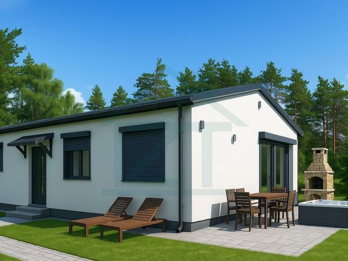 Eisenberg'de 323 m² arsa dahil, modern, yaşa uygun ve taşınmaya hazır modüler ev-bungalov! – Foto 1