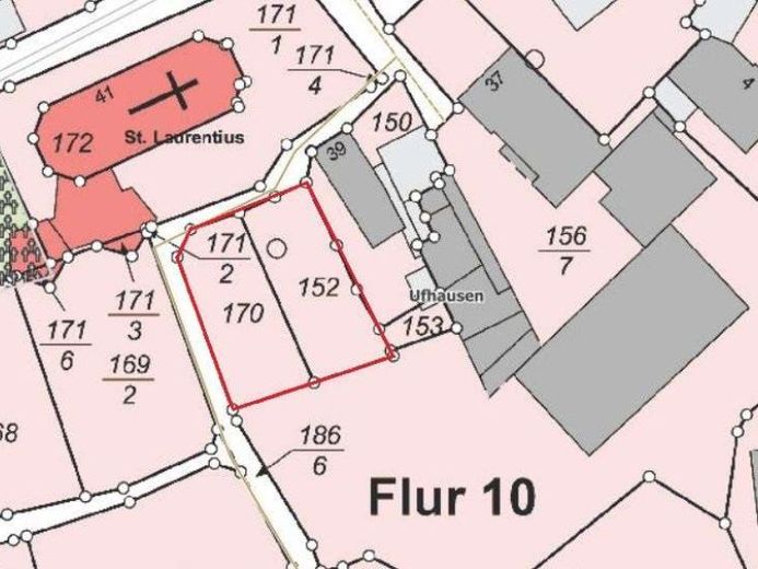 Baugrundstück bestehend aus 2 zusammenliegenden Flurstücken in Eiterfeld – Foto 1