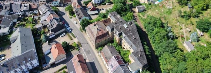 Proprietà storica vicino alla Zwickauer Mulde con complesso di giardini