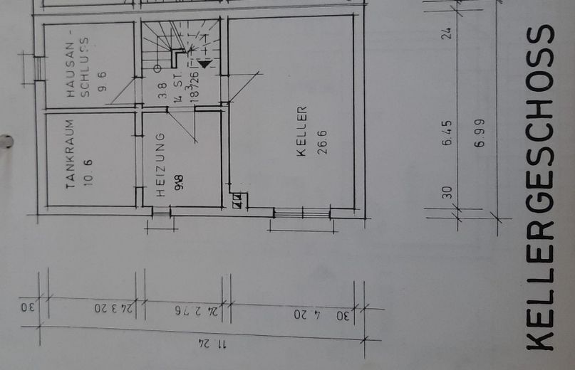 provisionsfreie Doppelhaushälfte – Keller