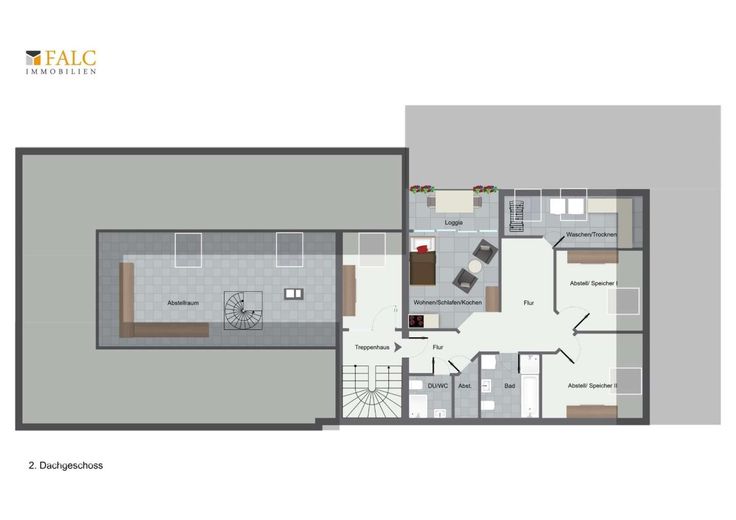 Wohnimmobilie mit Zukunft - Vollvermietetes Mehrfamilienhaus zur sicheren Kapitalanlage – 2. Dachgeschoss