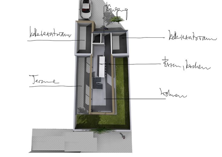 Plot for detached architect-designed house with approved preliminary building application – EG