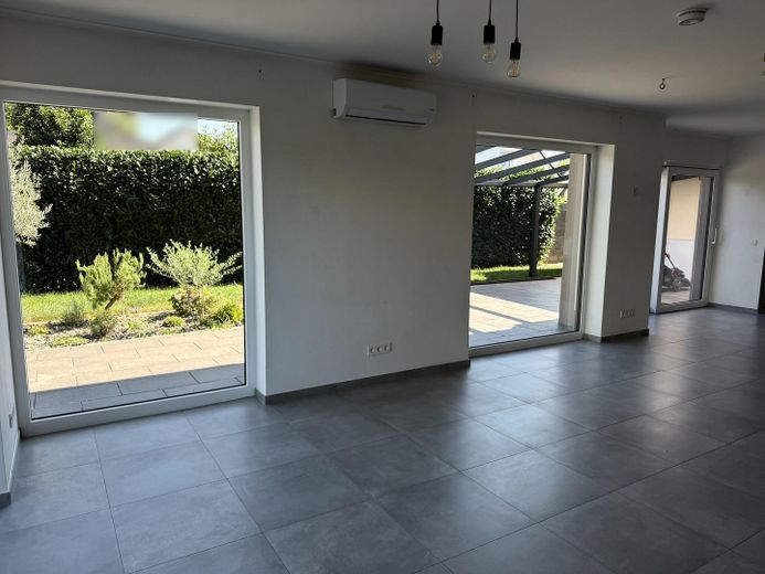 Wohnen Blick auf Terrasse