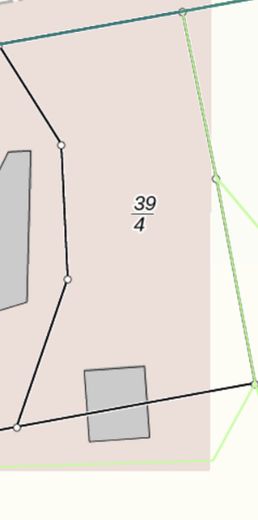 Freizeitgrundstück mit Bestandsbungalow in ländlicher Lage nahe Berlin – Flurkartenauszug