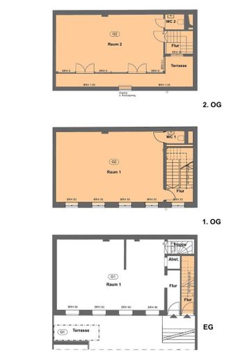 Helle und ruhige Büroräume in Berlin-Mitte – Grundriss