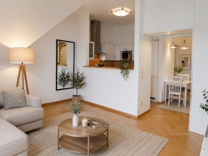 Charmante Maisonette-Wohnung im Loft-Stil – Foto 1