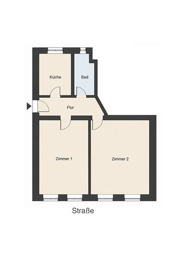 Appartamento di 2 locali tra Prenzlauerberg e Weißensee – Grundriss
