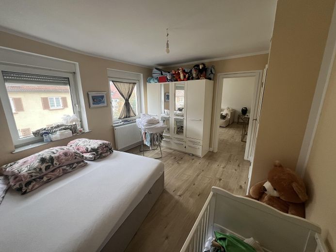 Schöne 2-Zimmer-Wohnung in Stuttgart mit Einbauküche, Balkon und Keller – Schlafzimmer