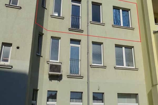 Inversión inmobiliaria en Gera: apartamento de 2 habitaciones alquilado con zona de estar diáfana
