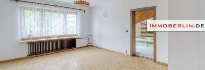 IMMOBERLIN.DE - बैबेल्सबर्ग का प्रमुख स्थान! ग्रिबनिट्ज़सी के पास दक्षिण-पश्चिम दिशा वाले बगीचे सहित आरामदायक घर