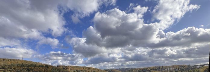 Fernsicht vom Balkon