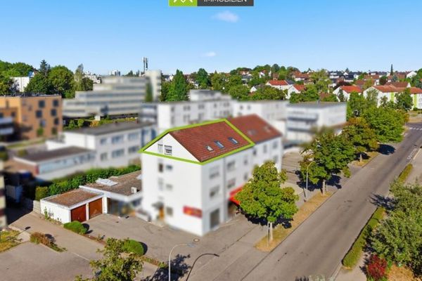 360° | Vermietete Dachgeschosswohnung mit Loggia in beliebter Lage von Biberach-Mittelberg
