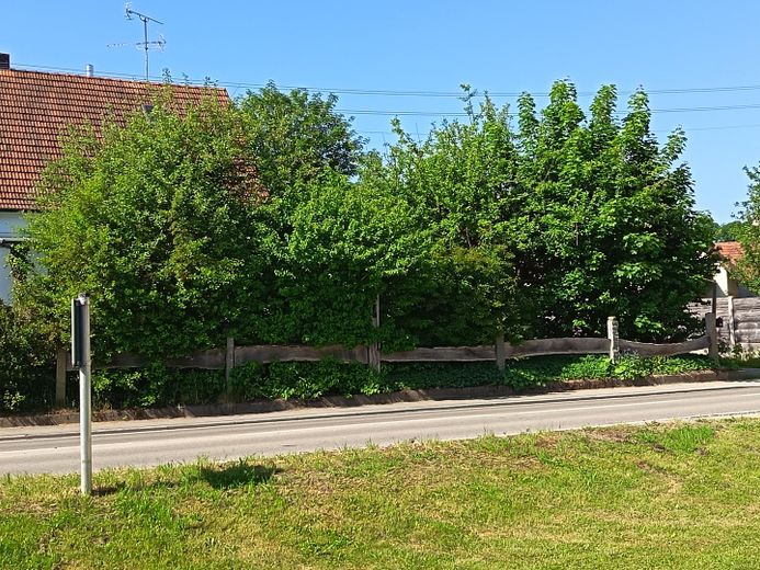 Haus am Dorfrande – Vorderansicht des Hauses