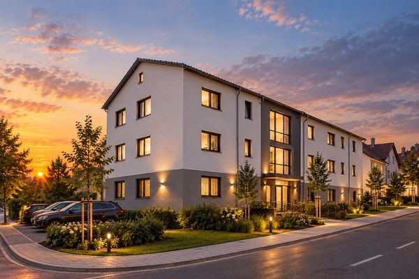 Neubau als Erstbezug in Wangen: Barrierefrei, Erdwärme-Kühlung, Balkon & Tiefgarage