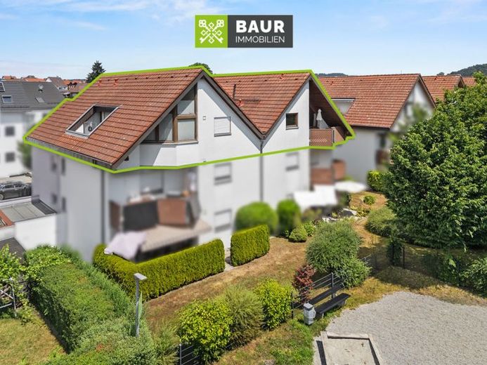 360°| Sofort bezugsfrei! Großzügige 4-Zimmer-Dachgeschosswohnung in Baienfurt – फोटो 1