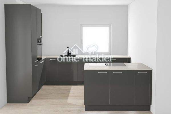 Primera ocupación: 2× vivienda de 3 habitaciones con isla de cocina – a elegir con jardín de 100 m² o balcón orientado al sur