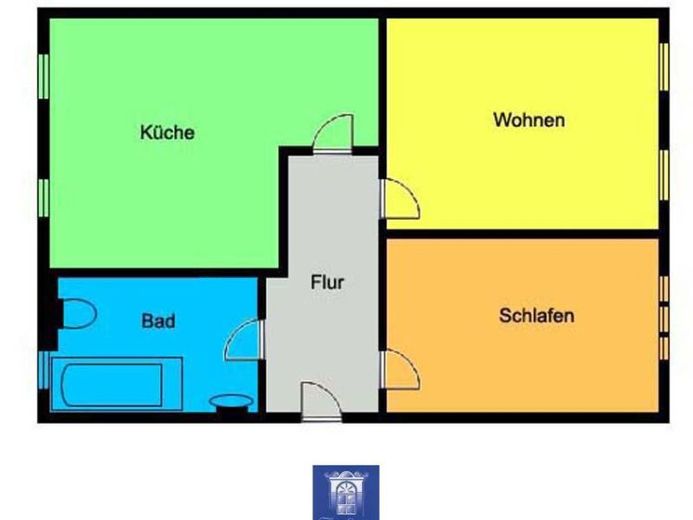 Ruhige gelegene Wohnung mit herrlicher Wohnküche! – Foto 1