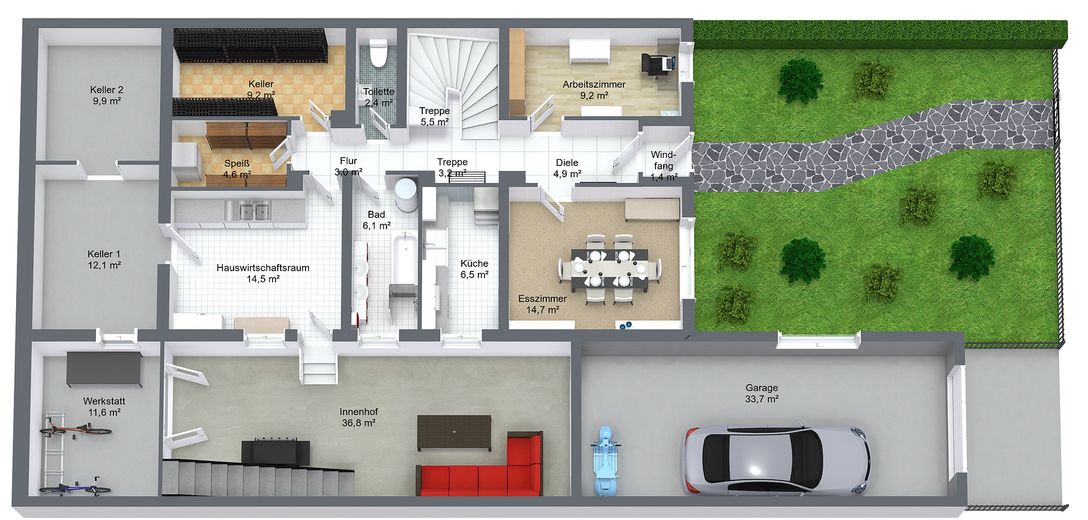 Grundriss Erdgeschoss