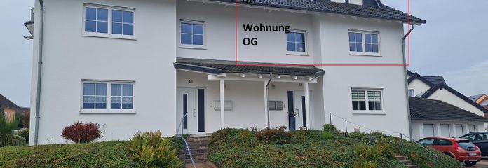 Hausansicht von Straße