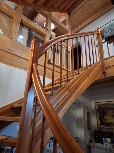 Lerchentreppe bis ins Dach