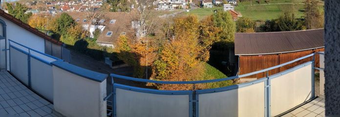 Balkon mit Aussicht