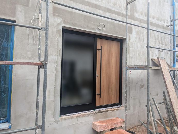 Eingangstür von Außen