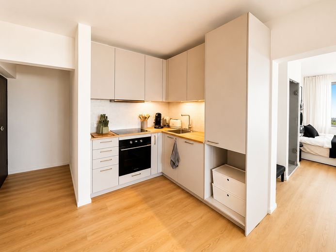 Fully furnished high-rise residence – 29F/ W1 – panoramic views over Hamburg – Foto 10