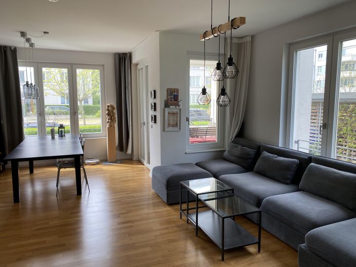 Wohnung in Berlin-Zehlendorf 120qm, barrierefrei – Wohnzimmer