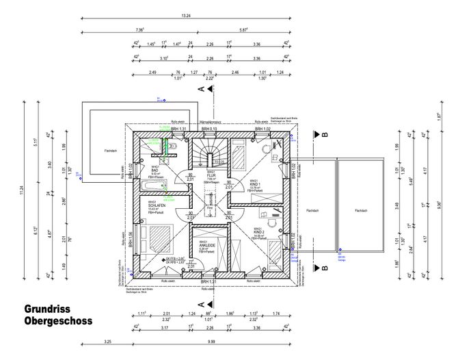 Sin comisión | Casa unifamiliar moderna con piscina y lounge | Orientación sur | Cerca de la A9 – Grundriss OG