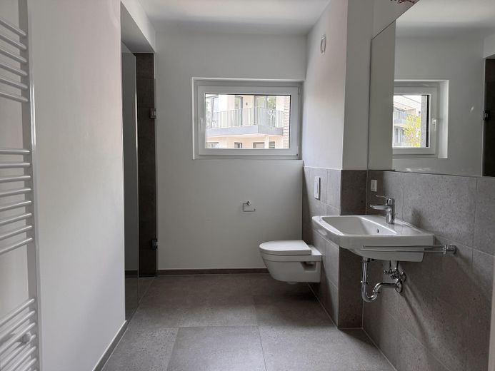 Neubau 2-Zimmerwohnung an der Westallee in Verl – Badezimmer
