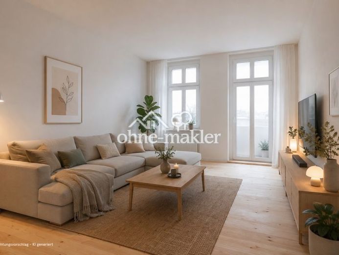 Kernsanierte Altbauwohnung mit Balkon am Schäfersee – Foto 1