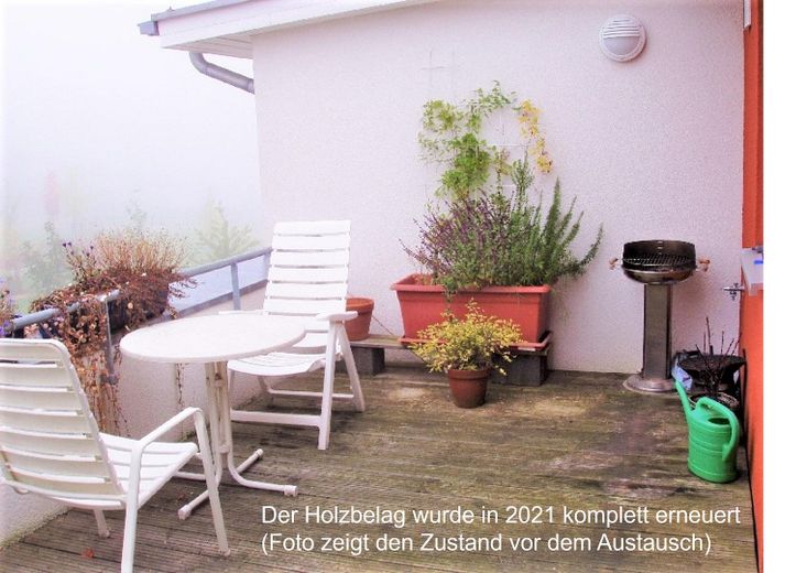 Dachterrasse (altes Foto)