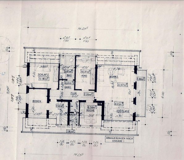 Grundriss Wohnung Dachgeschoss