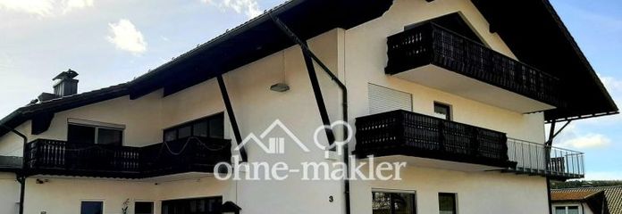 2x 1 Zi-Appartement & 3-Zi DG Wohnung mit Panoramablick, Balkon u. Küchenzeile u. 2 Duschbädern