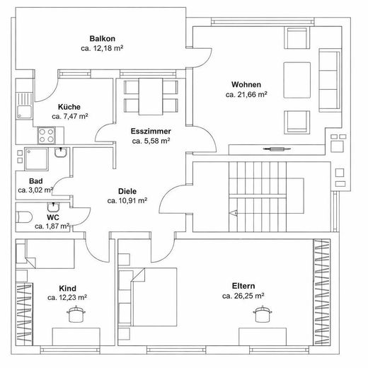Zentral nahe der Uni mit Balkon und Einbauküche ohne Maklergebühren – Foto 11