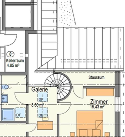 Grundriss Wohnung 2. Etage