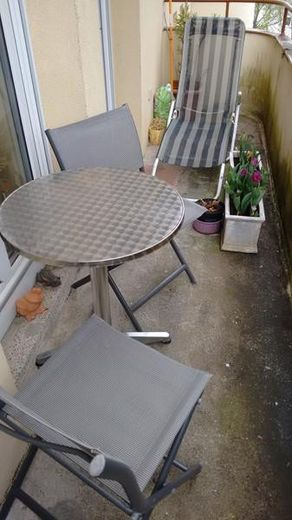 schmaler Balkon