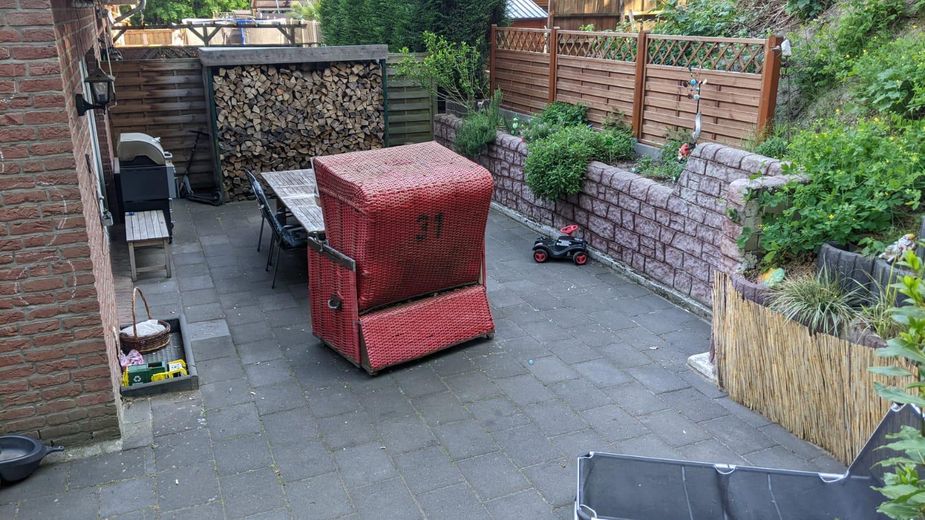 Terrasse am Wohnzimmer